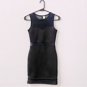 H&M Girls Black Chiffon Dress